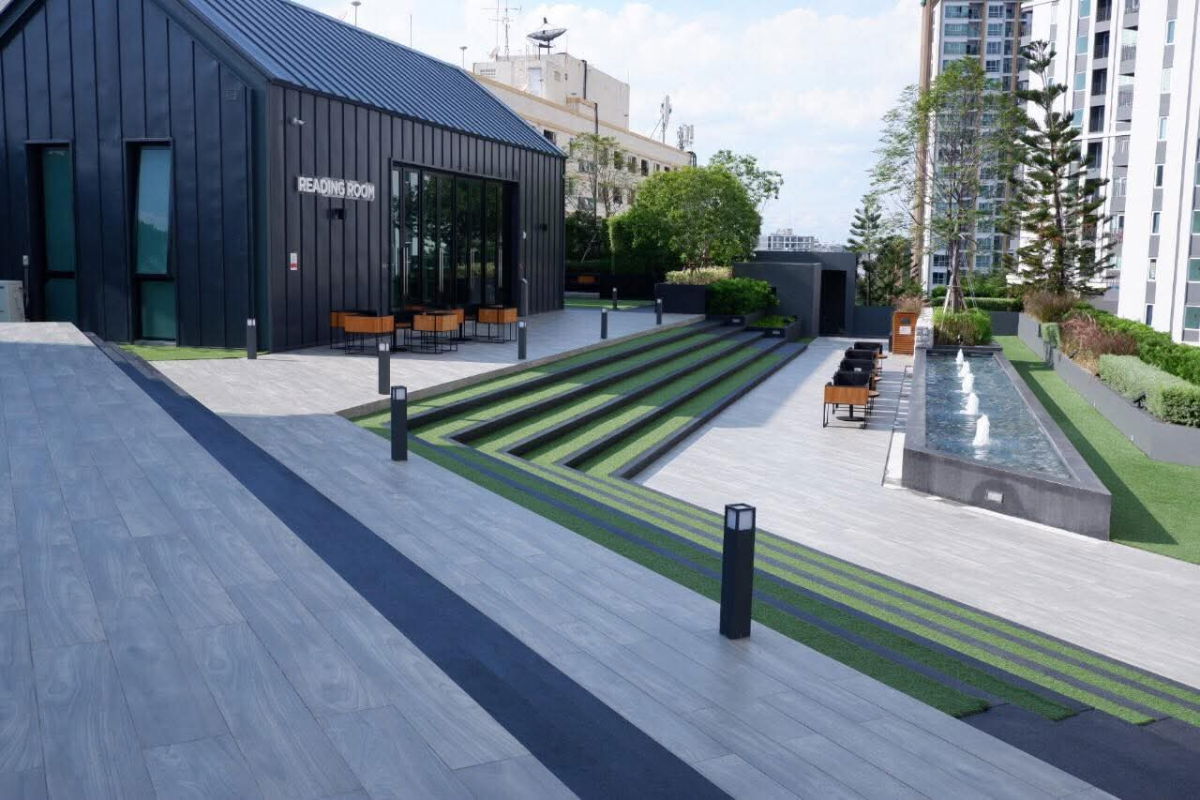 รูป Chapter One Eco รัชดา–ห้วยขวาง | 1 ห้องนอน วิวเมือง ส่วนกลางสไตล์เขาใหญ่ | 15,000 บาท/เดือน - รูปที่ 19/23