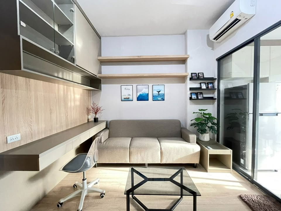 รูป เช่า ไอดีโอ พระราม 9-อโศก เฟอร์ฯครบ ใกล้ MRT พระราม 9 - รูปที่ 3/10