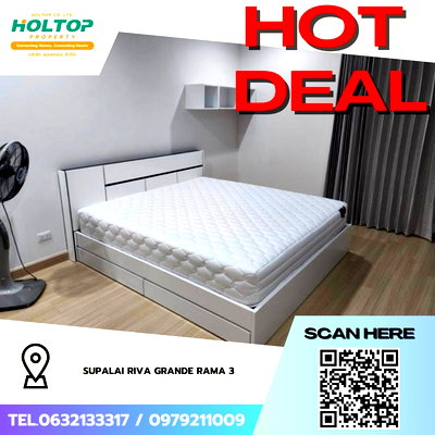 Condos for rent : #Z3904💥 291268 🔥 Condo for Rent: Supalai Riva Grande Rama 3