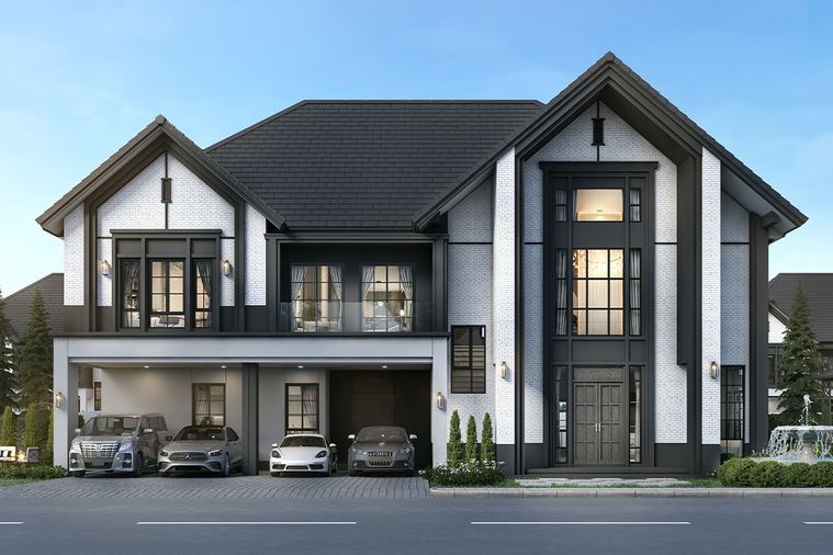 4-bed house for sale, 390 sqm, 104.7 sq wah, The City Ramintra - Wongwaen 2