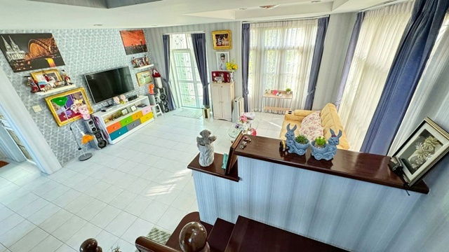 รูป เพลินนารี่ มอลล์ 1.3 กม. เช่าบ้านเดี่ยว 2 ชั้นสวย ตลาดถนอมมิตร 1กม. พร้อมเฟอร์ฯ 60ตร.วา. 240ตร.ม 3นอน 3 น้ำ - รูปที่ 5/8