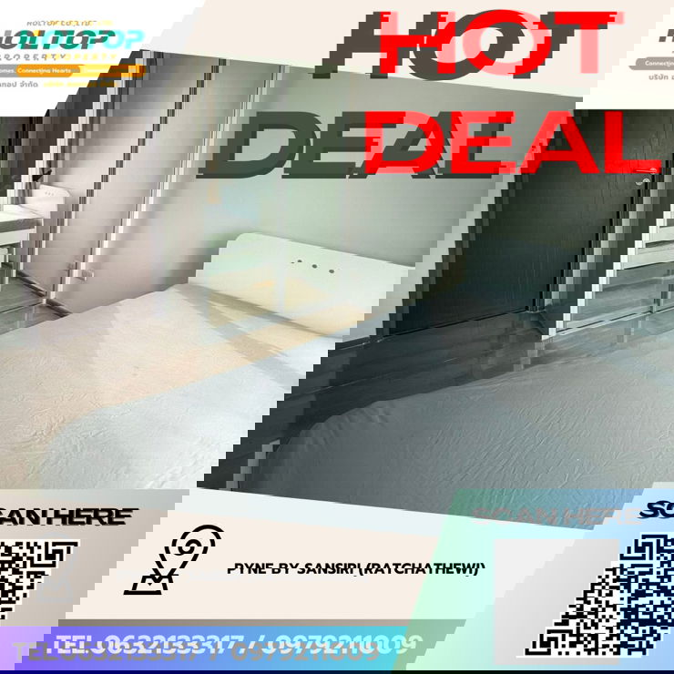 picture #Z3906💥 291268🔥 Condo for Rent: PYNE by Sansiri (Ratchathewi) - 1/8