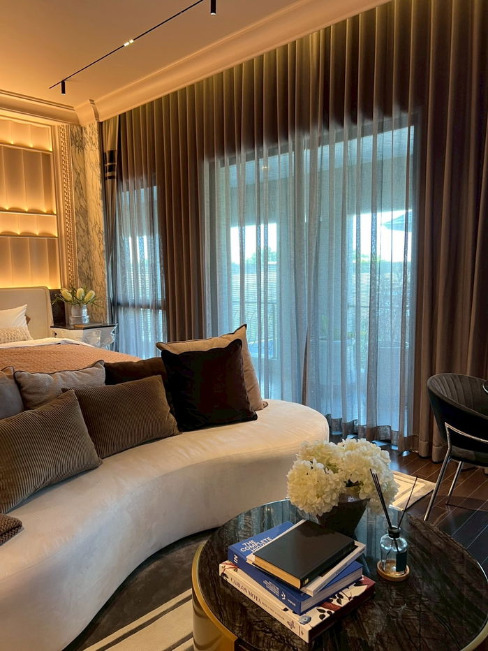 รูป Grand Bangkok Boulevard กรุงเทพกรีฑา บ้านเดี่ยวหรูสไตล์ Modern Classic ใกล้ ARL ลาดกระบัง และสนามบินสุวรรณภูมิ เพียง 62 ครอบครัวเท่านั้น - รูปที่ 11/36