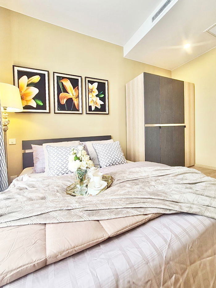 รูป 2 นอน 2 น้ำ แต่งห้องสวยมาก ชั้นสูง วิวดี ทำเลดีกับคอนโดใหม่ ใกล้ BTS อโศก และ MRT สุขุมวิท 550 ม. ที่ Noble BE19 / ให้เช่าคอนโด - รูปที่ 4/10