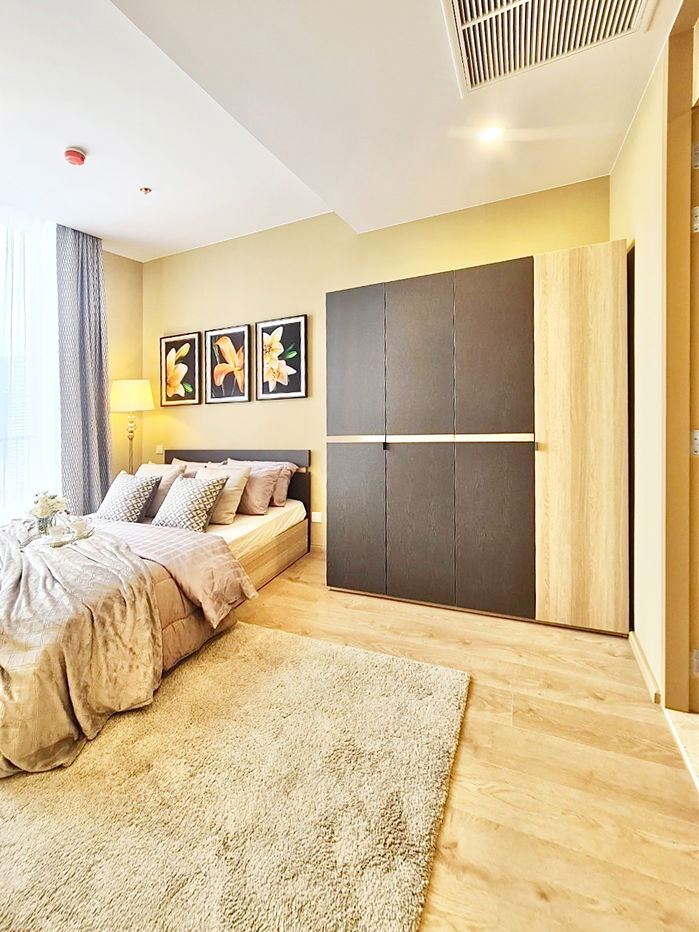 รูป 2 นอน 2 น้ำ แต่งห้องสวยมาก ชั้นสูง วิวดี ทำเลดีกับคอนโดใหม่ ใกล้ BTS อโศก และ MRT สุขุมวิท 550 ม. ที่ Noble BE19 / ให้เช่าคอนโด - รูปที่ 5/10