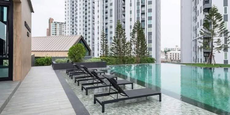 รูป Chapter One Eco รัชดา–ห้วยขวาง | 1 ห้องนอน วิวเมือง ส่วนกลางสไตล์เขาใหญ่ | 15,000 บาท/เดือน - รูปที่ 13/23