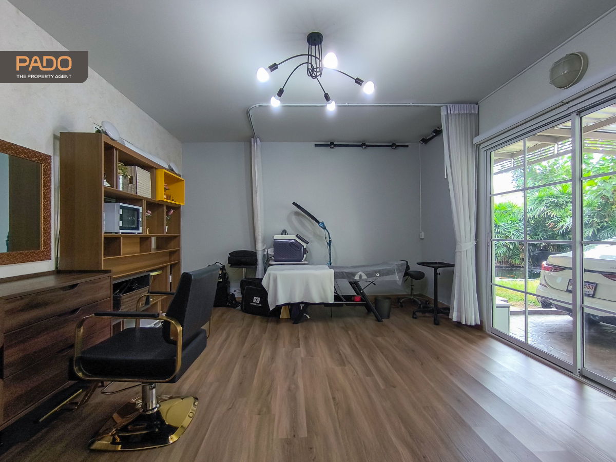 รูป ให้เช่า บ้าน ศุภาลัย พาร์ค วิลล์ รามอิทรา 5 ติด ถนนเทพรักษ์ 58 ตร.ว. 5 นอน 4 น้ำ มีบ่อปลาสวนหน้าบ้าน - รูปที่ 10/26