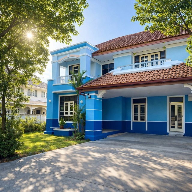 รูป ตลาดตั้งเจริญ 4.3กม. ถ.ขุมทอง-ลุมโตยติง รร.วัดขุมทอง 700 ม.ให้เช่าบ้านเดี่ยว 2 ชั้น 70ตร.วา.มีเฟอร์ 3นอน 3น้ำ - รูปที่ 1/8