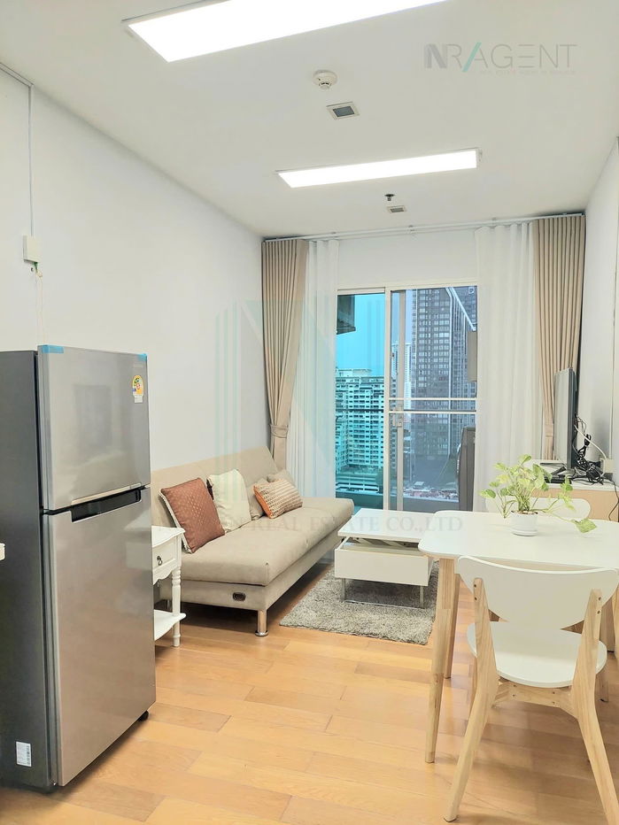 รูป 📌 ให้เช่าคอนโด คอนโดเลต ไอซ์ ราชเทวี อาคาร 1 ชั้น 19 1 ห้องนอน ขนาด 42 ตรม ใกล้ สยามสแควร์ - รูปที่ 6/8