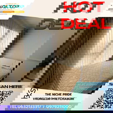 #S5240  For Rent The Niche Pride Thonglor-Phetchaburi