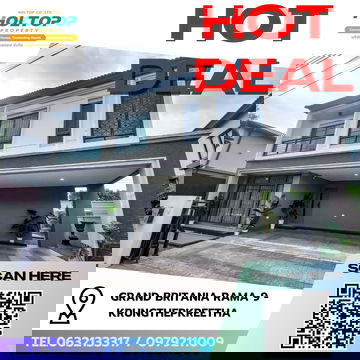 #R8534 🎉 301268 House for Rent: Grand Britania Rama 9 - Krungthepkreetha