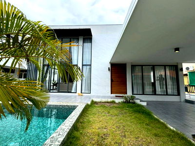 Houses for sale Bang Lamung Chonburi : KT0100📲LineID @556ryccg🏖️Pool Villa for Sale in Naklua12 3Bedroom Fully furnished with🏊Private pool