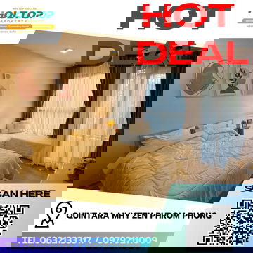 #R8522 🎉 301268 Condo for Rent: QUINTARA MHy'ZEN PHROM PHONG