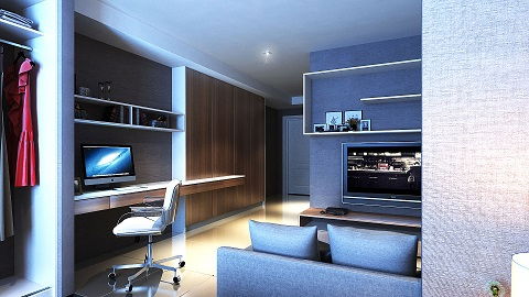 picture For Rent: New Condo Supalai Prima Riva Riverside, Praram 3 Rd., 43 sq.m., 11th Floor - 2/14