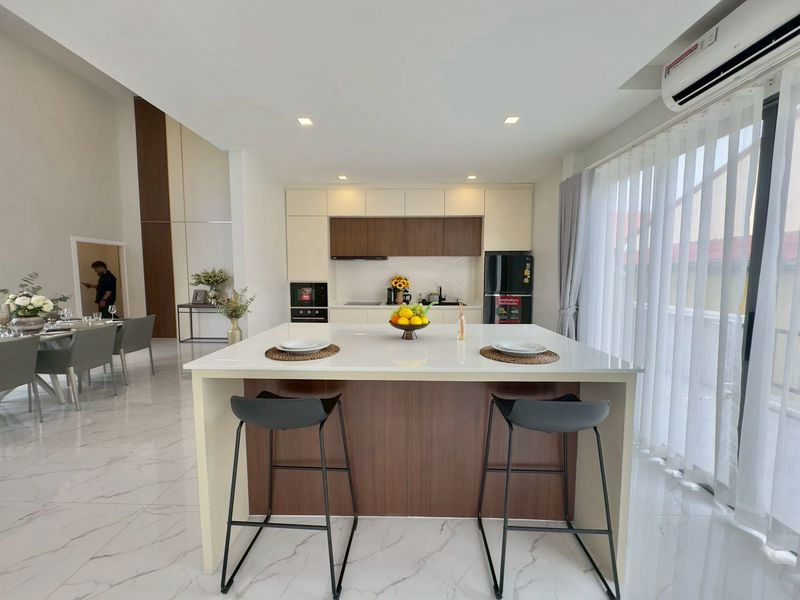 รูป KT0100📲LineID @556ryccg🏖️Pool Villa นาเกลือ12 ใกล้ปราสาทสัจธรรม 3ห้องนอน พร้อมเฟอร์นิเจอร์🏊สระว่ายน้ำ - รูปที่ 6/13