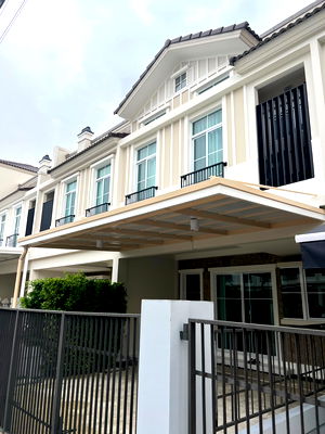 Townhouses for rent Suwannaphum International Airport : [For Rent] Indy 2 Bangna-Ramkhamhaeng 2. Beautiful south-facing house, fully furnished, with Smart Home system throughout 📱🏠