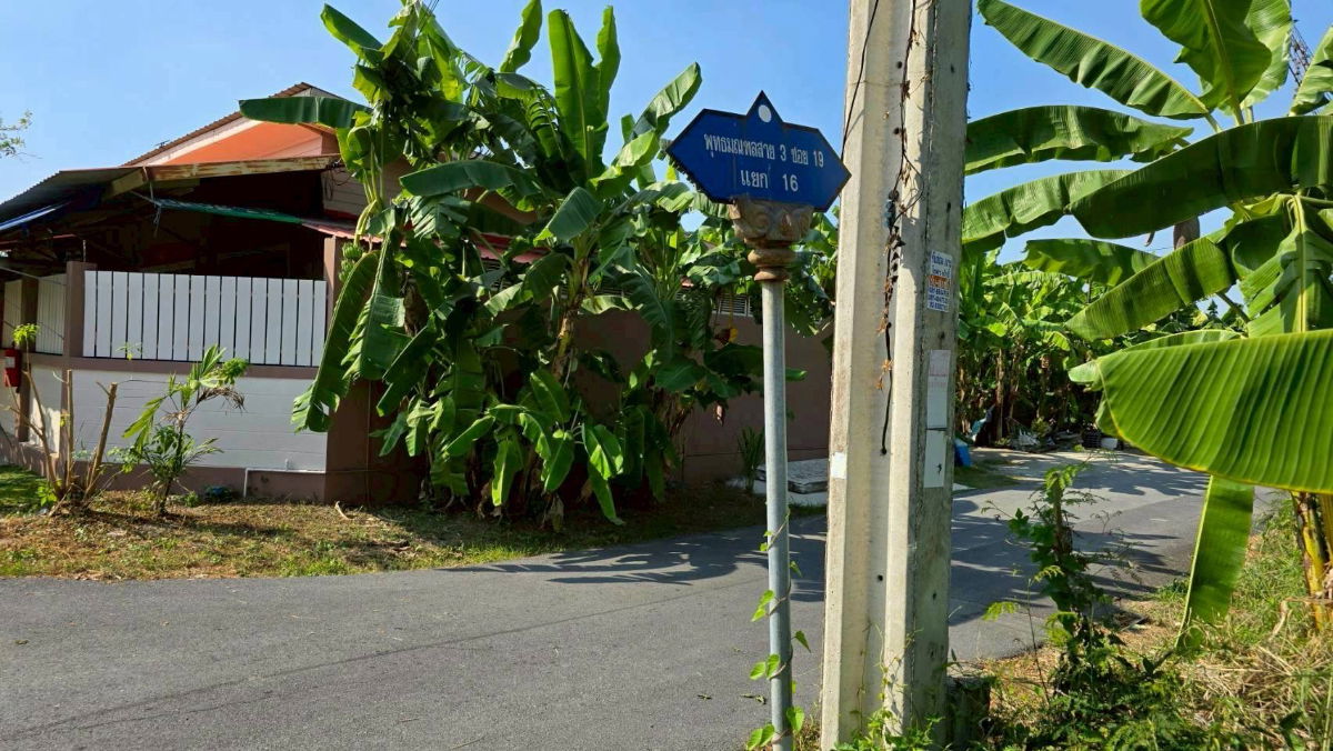 รูป ขายด่วนที่ดินพุทธมณฑลสาย 3 เนื้อที่ 57 ตรว ติดถนนลาดยาง ซ.19 แยก 16  เขตตลิ่งชัน กทม. - รูปที่ 1/10