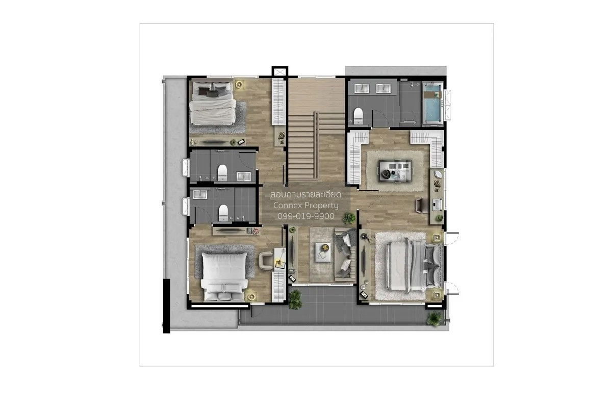 รูป ขายบ้าน  เซนโทร พหลฯ - วิภาวดี 3 คลองหนึ่ง คลองหลวง ปทุมธานี CX-140763 ✅ ทักไลน์ @connexproperty ตอบทันที ทีมงานมืออาชีพ ✅ - รูปที่ 3/3
