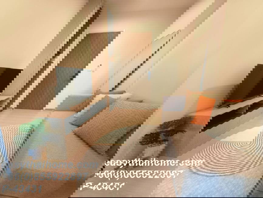 รูป P-43431 ให้เช่า คอนโด นิช โมโน สุขุมวิท-ปู่เจ้า อำเภอเมืองสมุทรปราการ จังหวัดสมุทรปราการ พร้อมอยู่ ราคาถูก Line Id: @easythaihome 085-592-2897 - รูปที่ 7/8