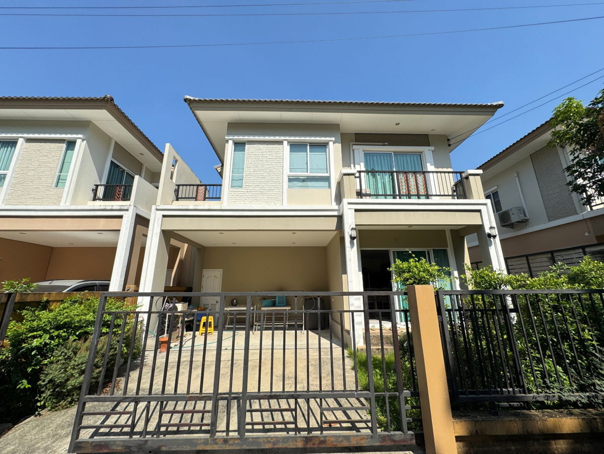 รูป ขายบ้านแฝดมือสองนนทบุรี โครงการ ภัสสร ไพรด์ ปิ่นเกล้า-วงแหวน (Passorn Pride Pinklao-Wongwaen) หน้าบ้านไม่ชนใคร ใกล้เซ็นทรัลเวสต์วิลล์ - รูปที่ 1/13