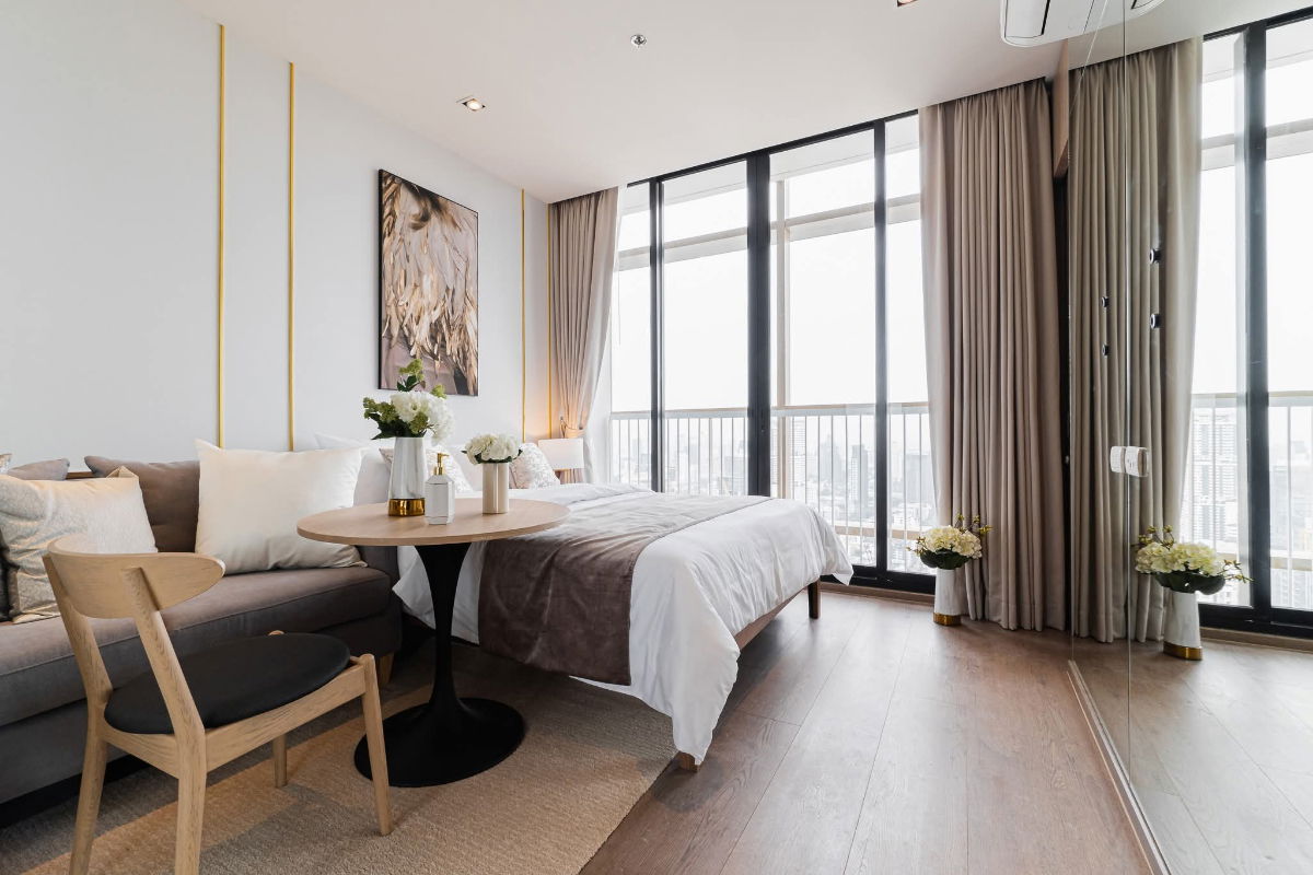 รูป Park Origin Phrom Phong Phase 2 | ตึก 5 ชั้น 41 | Studio Layout พิเศษ พร้อม Walk-in Closet | 24,000 บาท/เดือน - รูปที่ 12/12