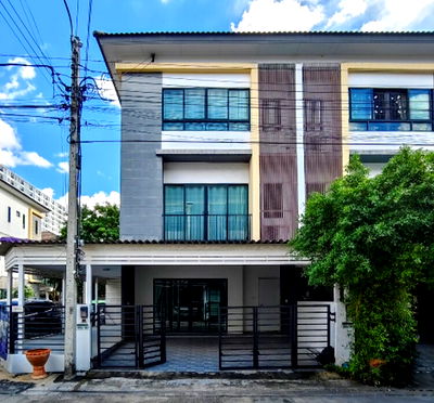 ทาวน์โฮม นนทบุรี : ขายทาวน์โฮมมือสองนนทบุรี โครงการ เดอะคอนเนคอัพ3 รัตนาธิเบศร์17 (The Connect Up 3 Rattanathibet 17) หลังมุม ใกล้รถไฟฟ้าสายสีม่วงสถานี แยกนนทบุรี 1 