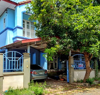Houses for sale Chang Chui : For sale: Used detached house in Nonthaburi, Ratirom 1 project, Kanchanaphisek Road. 51 sq.wa. plot. Near Central Westville.