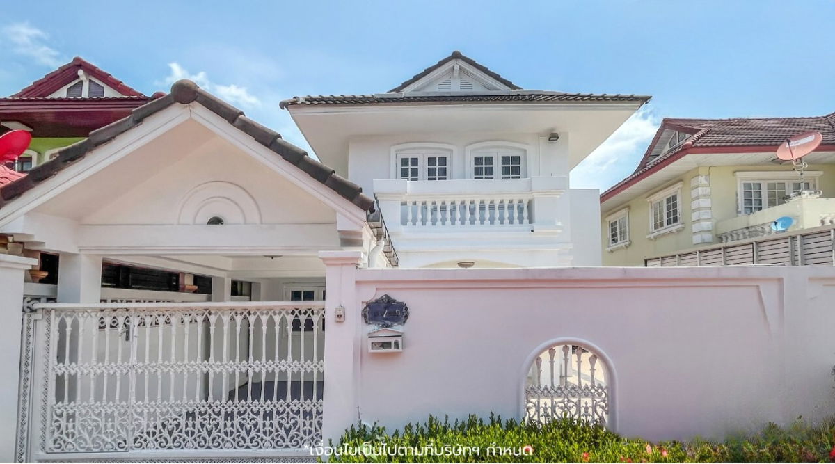 รูป ขายบ้านแฝดมือสองนนทบุรี โครงการ เพชรลดา ท่าอิฐ เนื้อที่ 43 ตร.ว. ใกล้รถไฟฟ้าสายสีม่วงสถานีบางรักน้อยท่าอิฐ  - รูปที่ 1/13