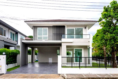 ขายบ้านเดี่ยว : ชัยพฤกษ์ ปิ่นเกล้า-กาญจนา บ้านเดี่ยวหลังมุม 3 นอน 3 น้ำ 50.4 ตร.วา