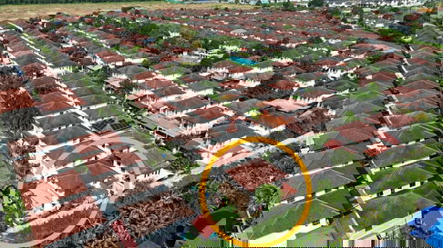 ขายบ้านแฝด หลังริม หมู่บ้านพร้อมพัฒน์ 1 รามอินทรา บรรยากาศพักผ่อน