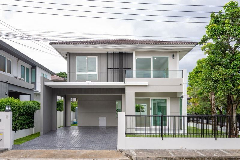 รูป บ้านชัยพฤกษ์ ปิ่นเกล้า-กาญจนา บ้านเดี่ยวหลังมุม 3 นอน 3 น้ำ 50.4 ตร.วา - รูปที่ 1/17