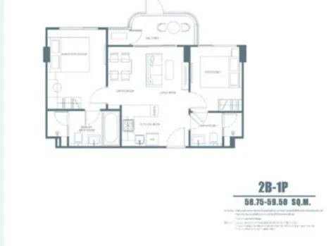 picture Rare unit!!! 2 bedroom POOL ACCESS Foreigner quota 5944506 - 9/16