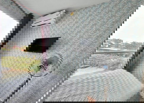 Rent ลุมพินี เพลส บางนา กม3 เฟอร์ครบ 26 ตรม. 8000 บาท