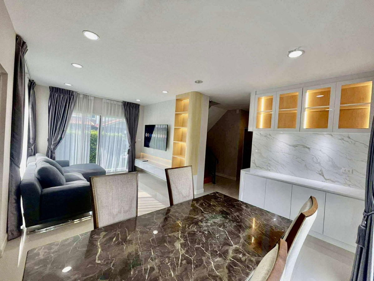 รูป HR3136ให้เช่าบ้านเดี่ยวหลังมุม ไซส์ใหญ่สุด โครงการ ไลฟ์ บางกอก บูเลอวาร์ด รังสิต เฟอร์ครบพร้อมอยู่ - รูปที่ 5/14