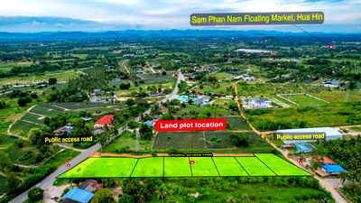 Land for sale Prachaubkirikhan : Land for sale, good location, mountain view, suitable for building a house