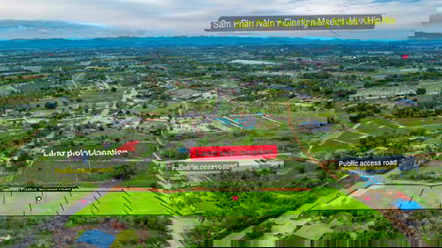 Land for sale, good location, mountain view, suitable for building a house