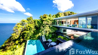 Houses for sale Phuket : 4 Bedroom Ocean Front Private Pool Villa for sale 5951017