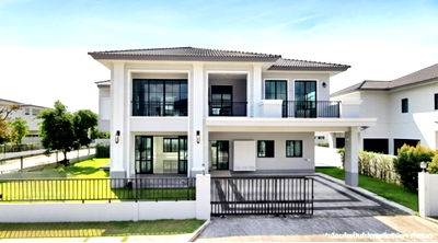 บ้านเดี่ยว เขตทวีวัฒนา : ขายบ้านเดี่ยวมือสอง โครงการ ลัดดารมย์ พุทธมลฑลสาย 3 (Laddarom Phutthamonthon Sai 3) หลังมุม ใกล้เซ็นทรัล ศาลายา