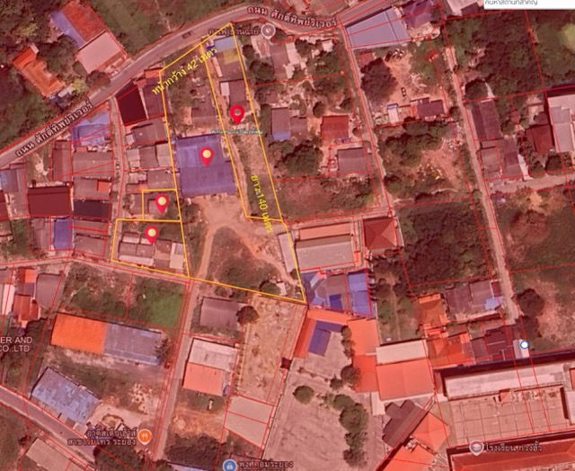 picture High-potential red-zone land in central Rayong, 2 minutes from Central Rayong. Perfect for condo, hotel, or mixed-use projects. - 1/3