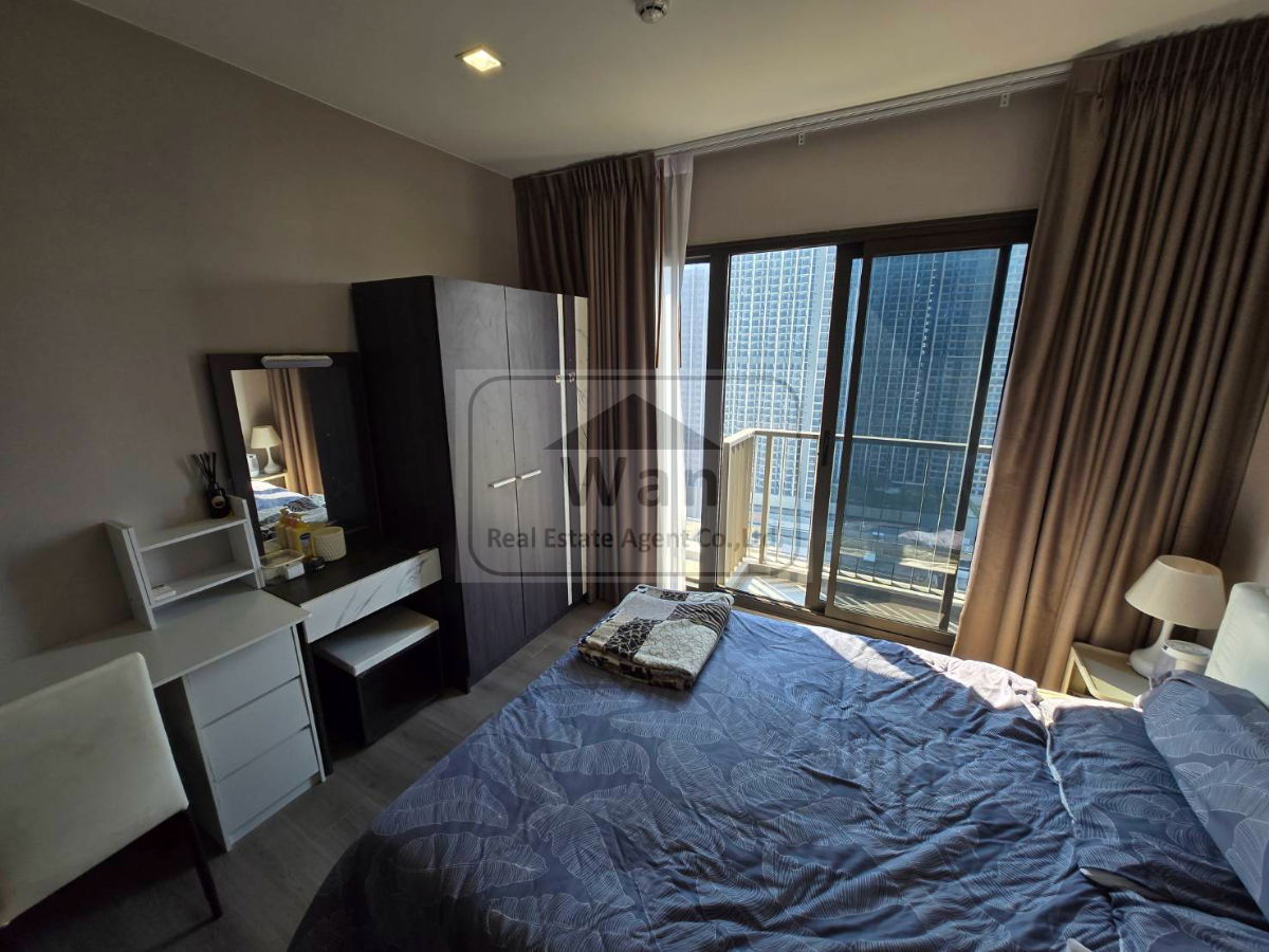 รูป ให้เช่า politan aqua ชั้น 27 ขนาด 30 ตร.ม.ห้องนอนแยก  วิวแม่น้ำ ราคาถูกสุดโครงการ - รูปที่ 7/14