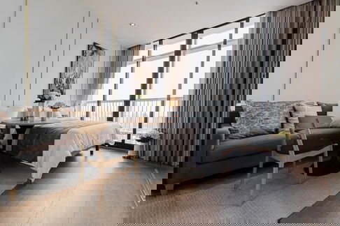 Park Origin Phrom Phong Phase 2 | ตึก 5 ชั้น 41 | Studio Layout พิเศษ พร้อม Walk-in Closet | 24,000 บาท/เดือน