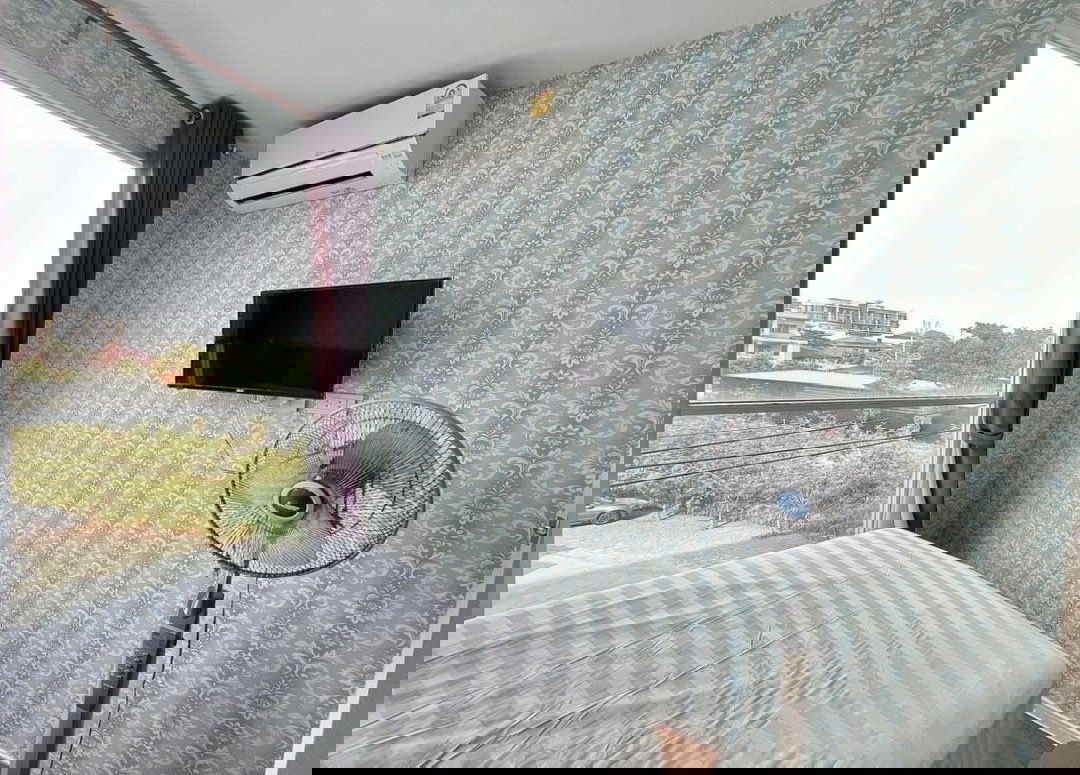 รูป ให้เช่า ลุมพินี เพลส บางนา กม3 เฟอร์ครบ 26 ตรม. 8000 บาท - รูปที่ 5/13