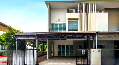 ทาวน์โฮม นนทบุรี : ขายทาวน์เฮ้าส์มือสองย่านนนทบุรี โครงการ ซิตี้เซนส์ รัตนาธิเบศร์-เลี่ยงเมืองนนท์ (Citysense Rattanathibet - Liang Mueang Non 13) หลังมุม