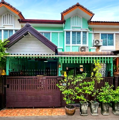 ทาวน์โฮม นนทบุรี : ขายทาวน์เฮ้าส์มือสองนนทบุรี โครงการ พฤกษาวิลล์ 22 พระราม 5-2 (Pruksa Ville 22 Rama 5-2) เนื้อที่ 17.40 ตร.ว. 