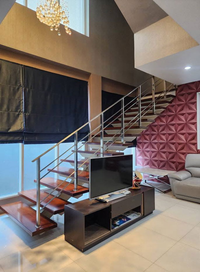 รูป เช่า บ้านเดี่ยว ใกล้ MRTคู้บอน 500 เมตร ทำโฮมออฟฟิต ได้ 2 นาทีถึงมอเตอร์เวย์ - รูปที่ 2/15