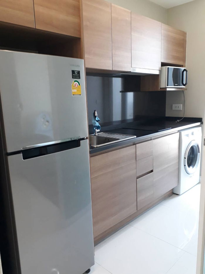 รูป ***ให้เช่า เดอะเมโทรโพลิส สำโรง คอนโดมิเนียม 1 ห้องนอน 1 ห้องน้ำ 35 ตร.ม. อาคาร A ชั้น 32 เฟอร์ครบ พร้อมเข้าอยู่ ปล่อยเช่า 12,000 บาท/เดือน - รูปที่ 6/8