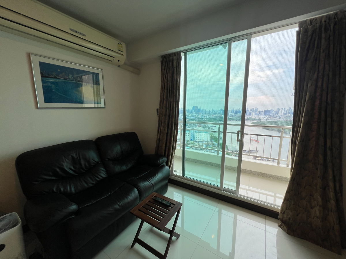 รูป ขาย Supalai Prima Riva ห้อง 43 ตร.ม. ชั้นสูง วิวสวยมาก ระเบียงกว้าง | Riva Sathorn Suite (1BR/Studio) - รูปที่ 4/6