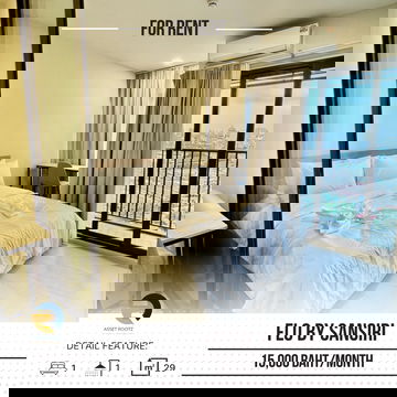 For Rent " FLO by Sansiri " all brand new , fully furniture >> LineID:@assetrootz