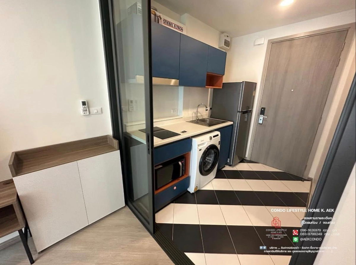 รูป ▶️ปล่อยเช่าคอนโด : THE BASE Saphanmai   (เดอะ เบส สะพานใหม่)  ➖➖➖➖ ♦️ชั้น  6  ( วิวฝั่งปั้มน้ำมัน ) ขนาด   34   ตร.ม.   - รูปที่ 9/10