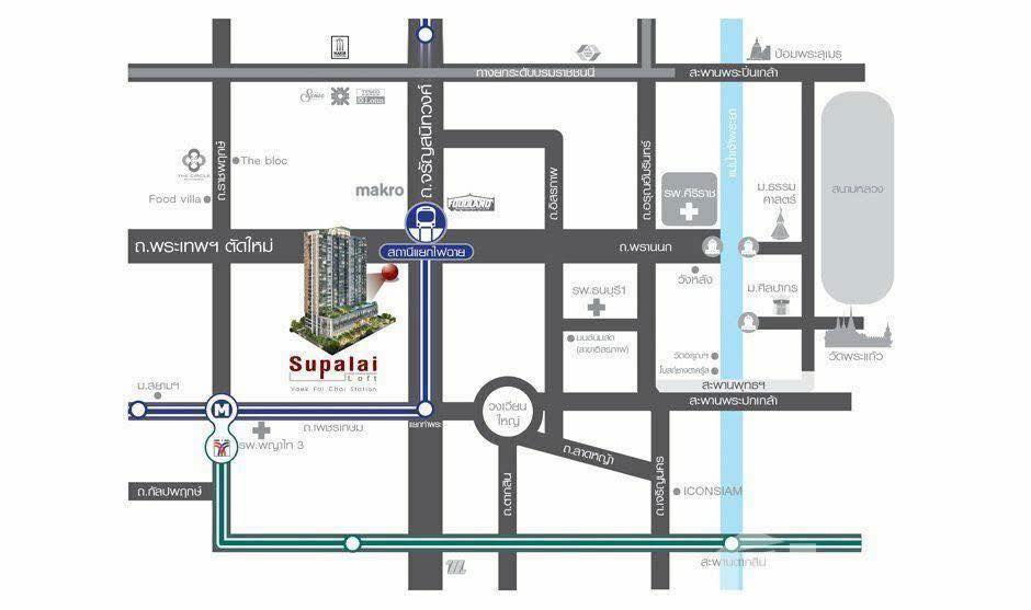 รูป ศุภาลัย ลอฟท์ สถานีแยกไฟฉาย 1B1B ชั้น 15 ขนาด 36 ตร.ม ขาย 2.45 ลบ Ready to move in - รูปที่ 12/12